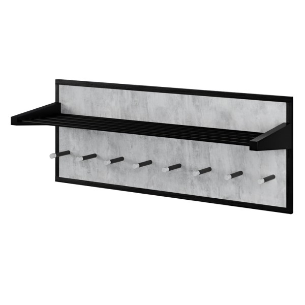 Настінна вішалка Верона 1 чорний метал