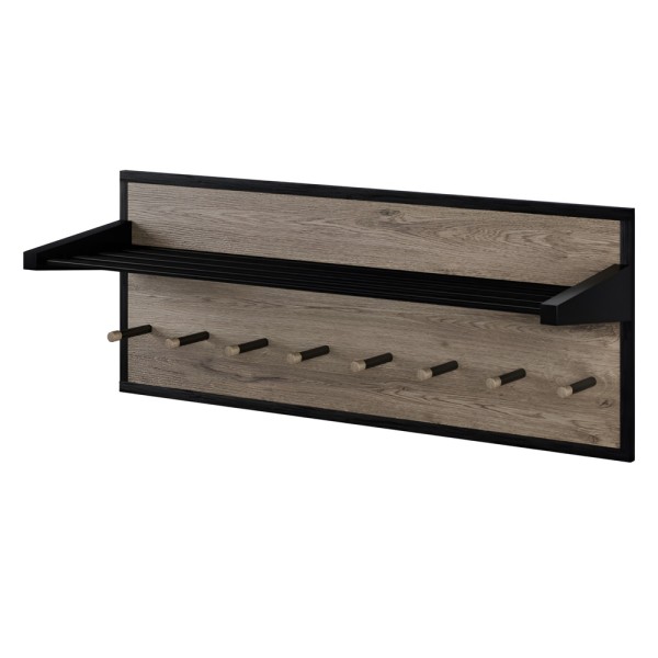 Настінна вішалка Верона 1 чорний метал