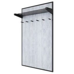 Настінна вішалка Верона 2 чорний метал