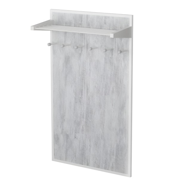 Настінна вішалка Верона 2 білий метал