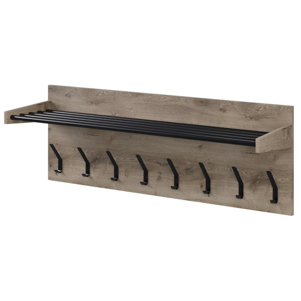 Настінна вішалка Веста чорний метал