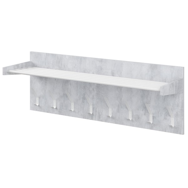 Настінна вішалка Веста білий метал