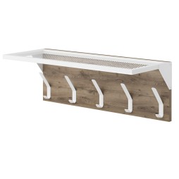 Настінна вішалка ЛТ білий метал