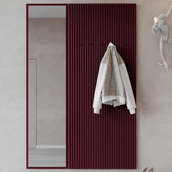 Настінна вішалка із дзеркалом Елеон – сучасний стиль для вашого передпокою