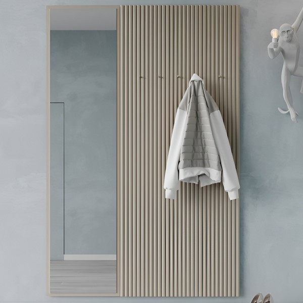 Настінна вішалка із дзеркалом Елеон – сучасний стиль для вашого передпокою