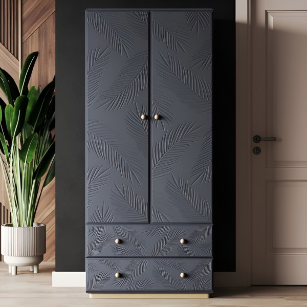 Шафа Кардинал 2 — сучасна дизайнерська шафа з масиву берези