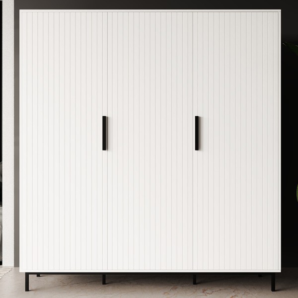 Шафа Нью-Йорк 2 чорний метал для сучасного інтер'єру