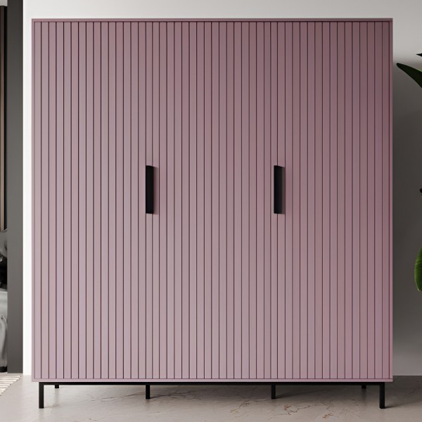 Шафа Нью-Йорк 2 чорний метал для сучасного інтер'єру