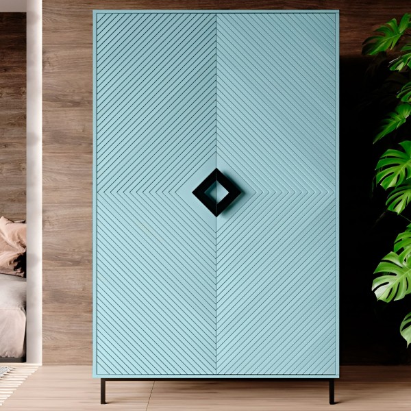 Шафа Оксфорд чорний метал — стиль та комфорт для вашого інтер'єру