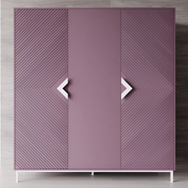 Шафа Оксфорд 2 білий метал - Стиль та функціональність для вашої спальні