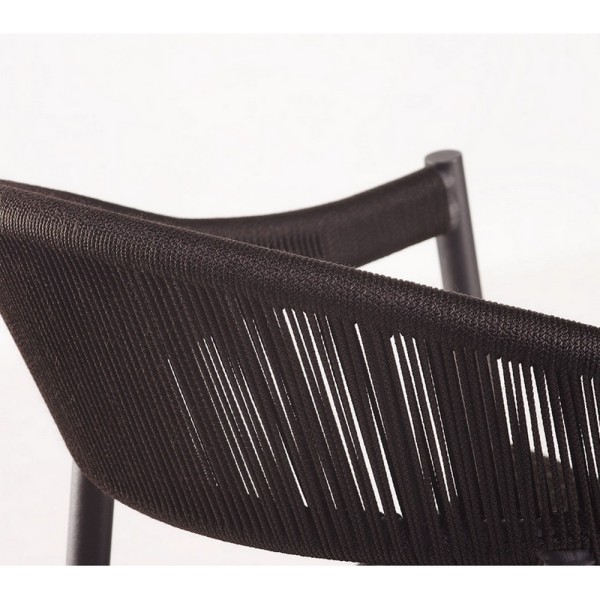 Стілець Клевер з плетеним сидінням для кухні та вулиці