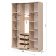 Шафа розпашна ШР 7 E-line 1400 мм для спальні та передпокою