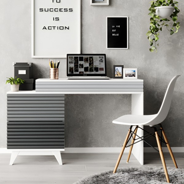 Стіл Компаніт: сучасний письмовий стіл з масиву берези