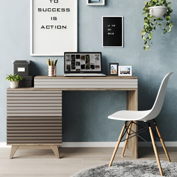 Стіл Компаніт: сучасний письмовий стіл з масиву берези