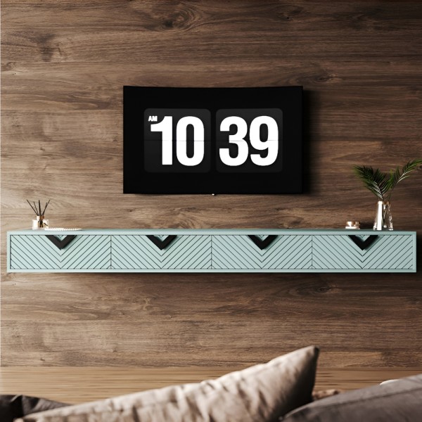 Тумба під ТВ Оксфорд з чорними ручками — стиль для вашої вітальні