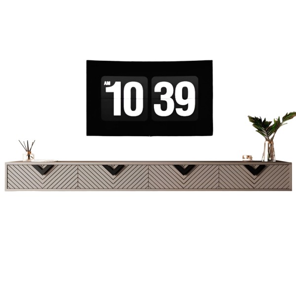 Тумба під ТВ Оксфорд з чорними ручками — стиль для вашої вітальні