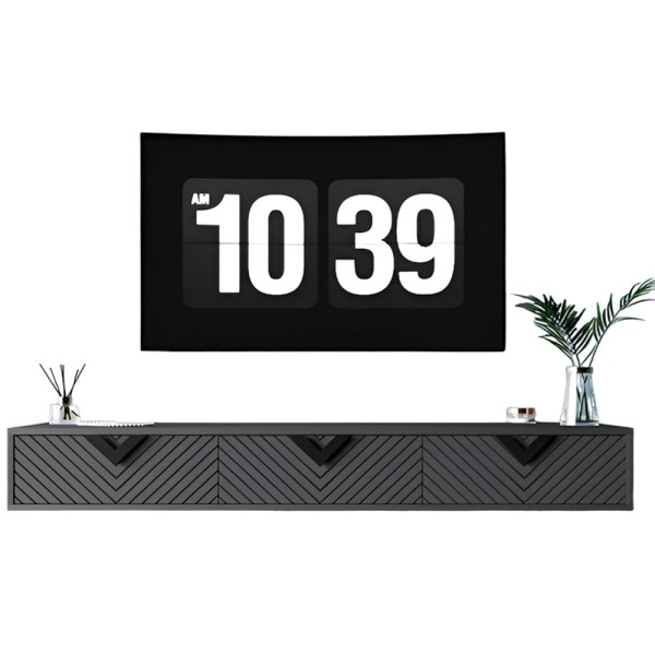 Тумба під ТВ Оксфорд 2 чорні ручки