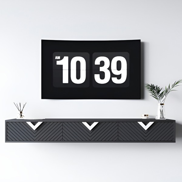 Тумба під ТВ Оксфорд 2 з білими ручками